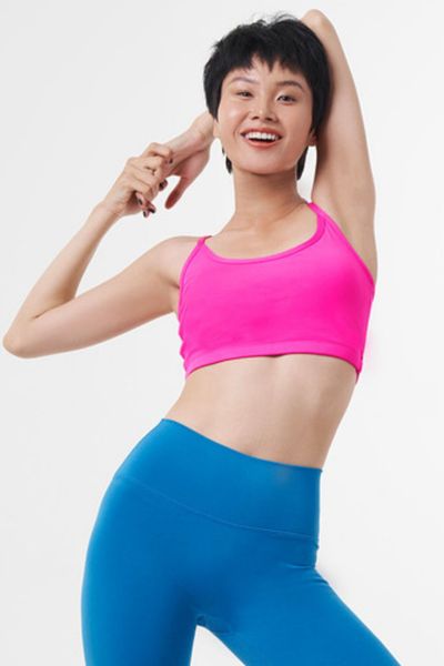  Áo Hai Dây Hồng Trơn Hayla 