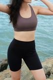  Matching Sets Áo Ramen Xám Đậm - Quần Short Đen 