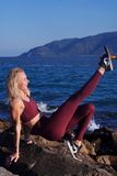  Quần Legging Đỏ Đậm 