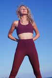  Quần Legging Đỏ Đậm 
