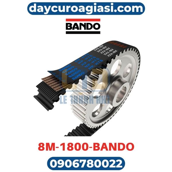 Dây curoa răng 8M-1800-BANDO chính hãng