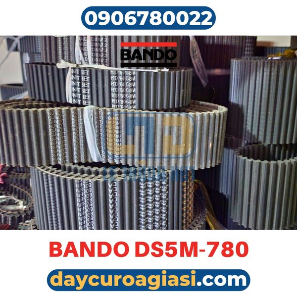 Dây curoa 2 mặt răng DS5M-780-BANDO chính hãng