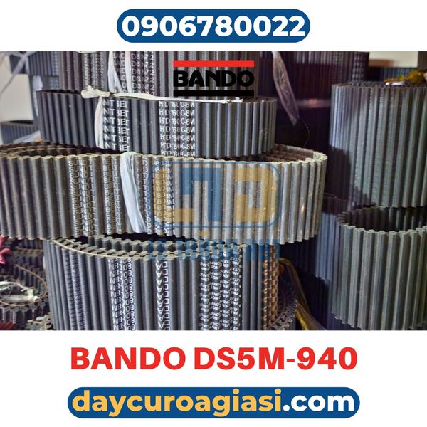 Dây curoa 2 mặt răng DS5M-940-BANDO chính hãng