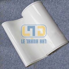 Băng Tải PU Trắng Trơn Bóng Dày 1.5mm, 2 Lớp Bố