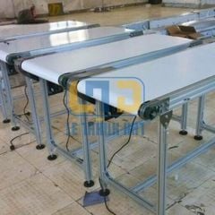 Băng Tải PU Trắng Trơn Bóng Dày 1.5mm, 2 Lớp Bố