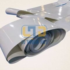 Băng Tải PU Trắng Trơn Bóng Dày 1mm, 1 Lớp Bố