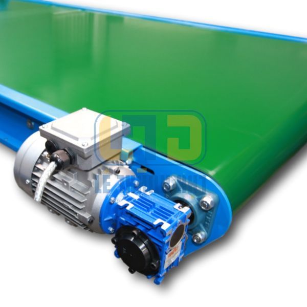 Băng Tải PVC Xanh Trơn Dày 4mm, 3 Lớp Bố