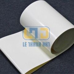 Băng tải PVC trắng trơn dày 3mm, 2 lớp bố