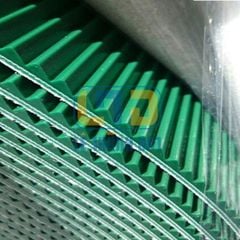 Băng Tải PVC Xanh Bậc Thang Dày 5mm, 2 Lớp Bố