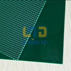 Băng Tải PVC Xanh Caro Dày 5mm, 4 Lớp Bố