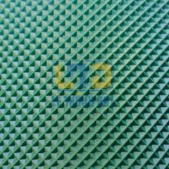 Băng Tải PVC Xanh Caro Dày 5mm, 4 Lớp Bố