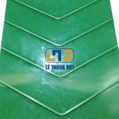 BĂNG TẢI PVC XANH DÁN GÂN V