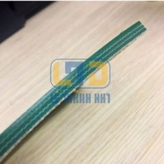 Băng Tải PVC Xanh Trơn Dày 5mm, 3 Lớp Bố