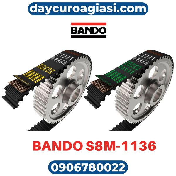Dây curoa BANDO S8M-1136 chính hãng