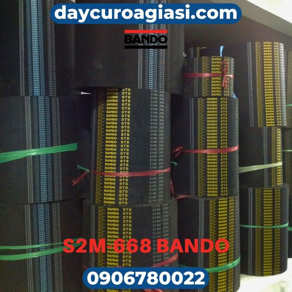 Dây curoa BANDO S2M-668 chính hãng