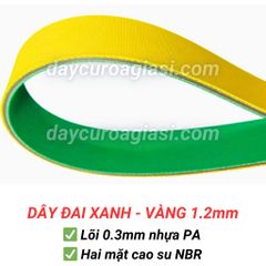 Dây đai xanh vàng 1.2mm