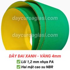 Dây đai xanh vàng 4mm