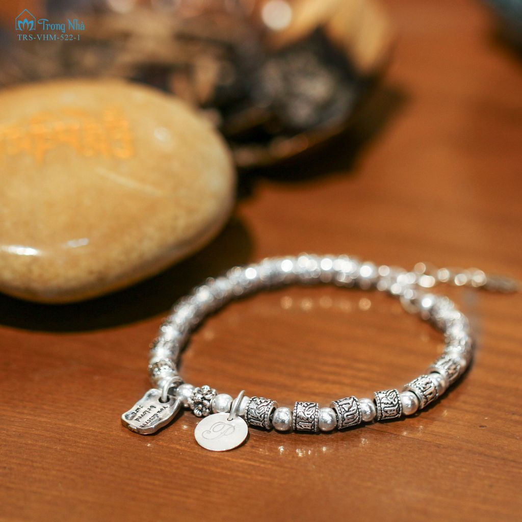 Lắc tay bạc handmade siêu biến chú - Vì bạn xứng đáng ( VHM 522-1)