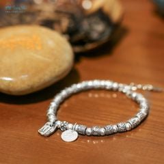 Lắc tay bạc handmade siêu biến chú - Vì bạn xứng đáng ( VHM 522-1)