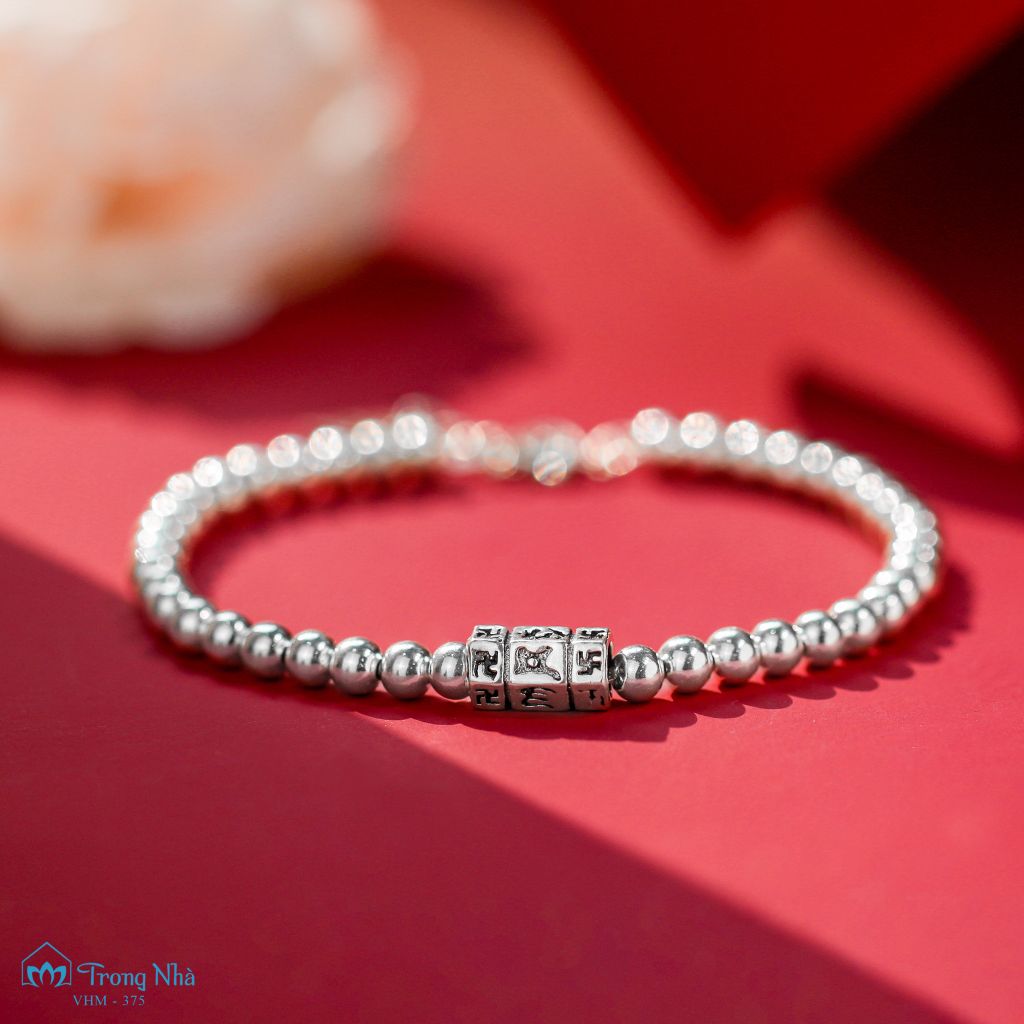 Lắc bi bạc charm các loại VHM 375 (size 14-15cm)