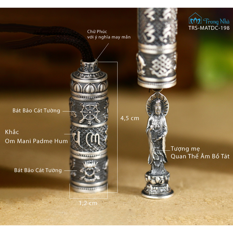 Dây chuyền Quan Âm Từ Ái (TRS MATDC 198)