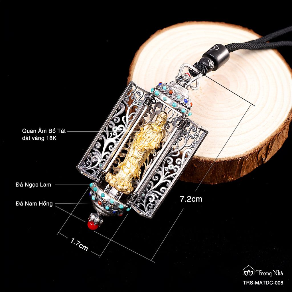 Mặt dây chuyền Quan Âm - Mở rộng lòng mình để thương yêu (TRS MATDC 008)