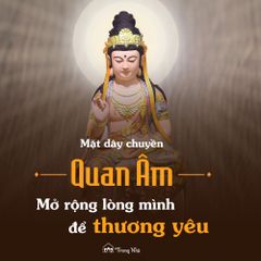 Mặt dây chuyền Quan Âm - Mở rộng lòng mình để thương yêu (TRS MATDC 008)