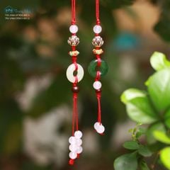 Dây treo điện thoại, túi xách Đồng điếu Ngọc Bình An