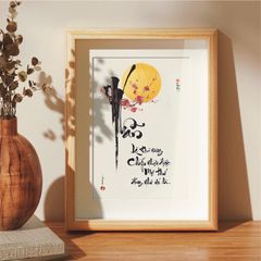 Tranh chữ thư pháp để bàn