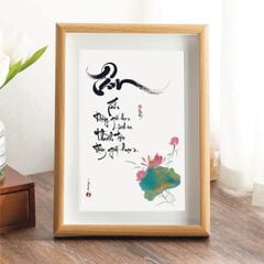 Tranh chữ thư pháp để bàn