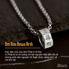 Mặt dây chuyền Liên Hoa Tam Chú ( TRS MATDC 216 )