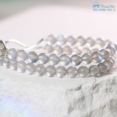 Vòng đá hắc nguyệt quang 6 li cuốn đôi mix dreamcatcher  ( VHM 161-5 )