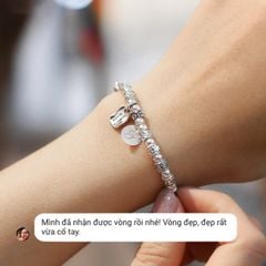 Lắc tay bạc handmade siêu biến chú - Vì bạn xứng đáng ( VHM 522-1)