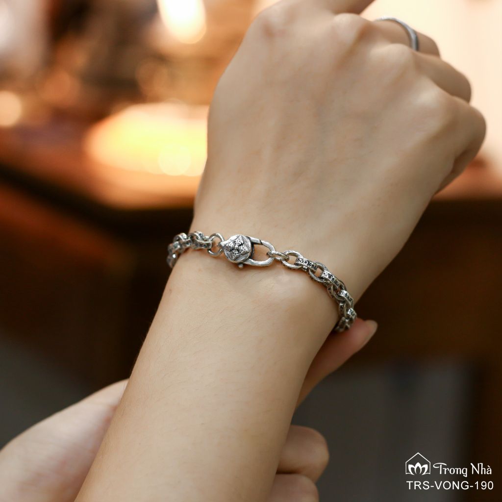 Lắc bạc Kim cương siêu biến chú TRS VONG 190