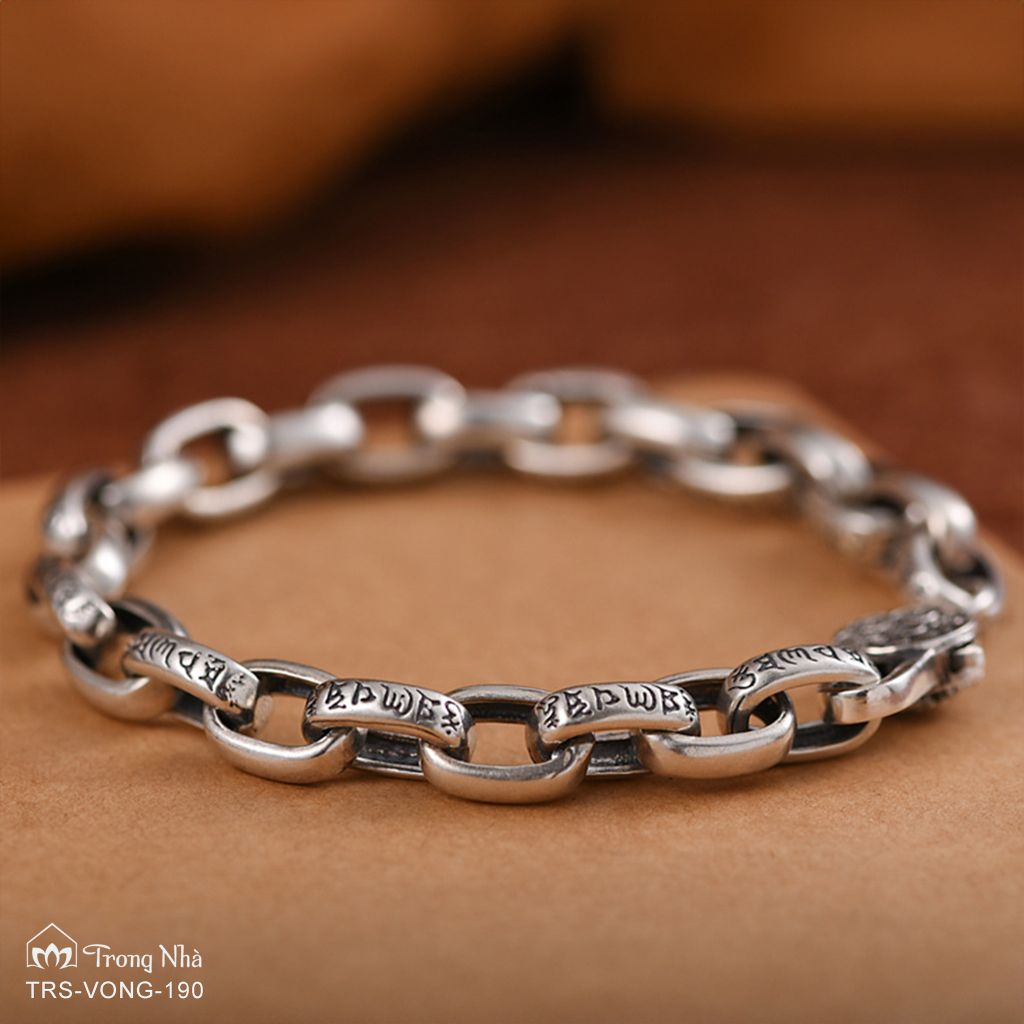 Lắc bạc Kim cương siêu biến chú TRS VONG 190