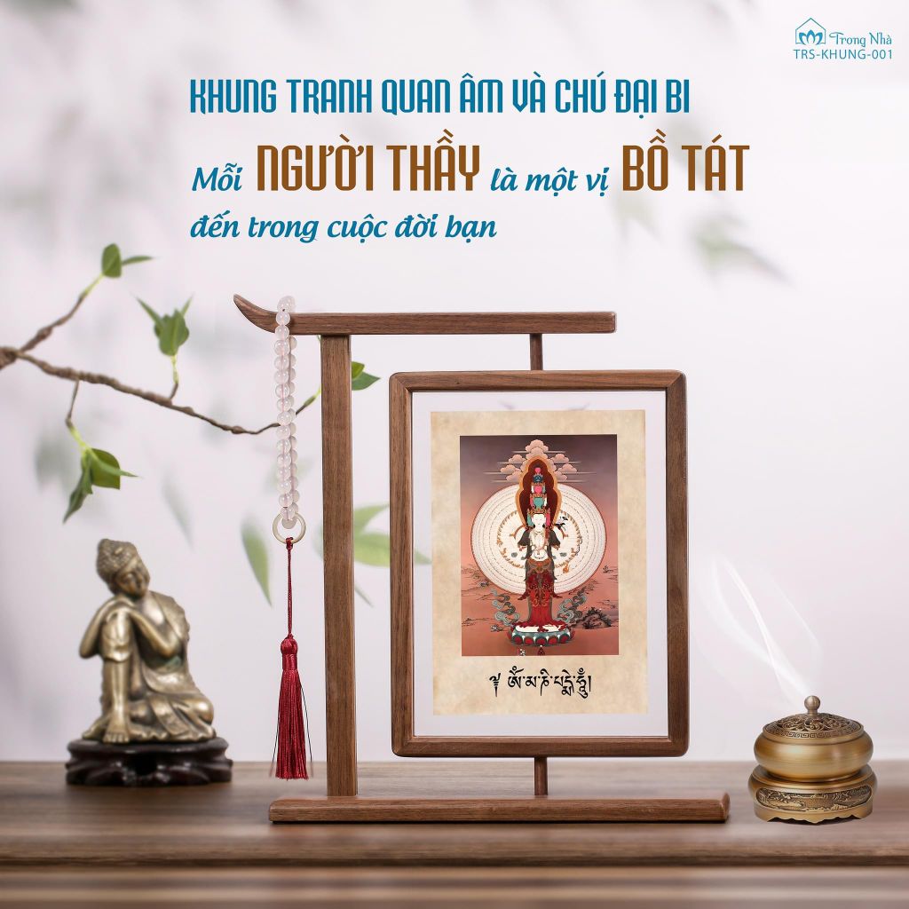 Tranh Thiên Thủ Thiên Nhãn - Chú Đại Bi