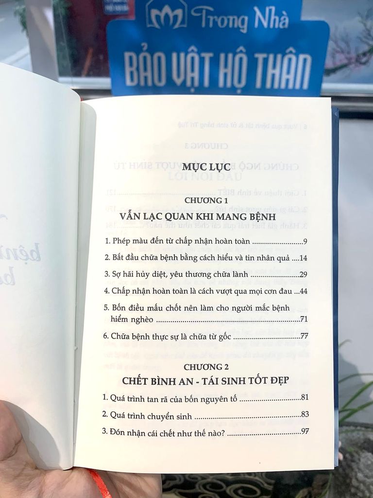 Sách Vượt qua bệnh tật & tử sinh bằng trí tuệ