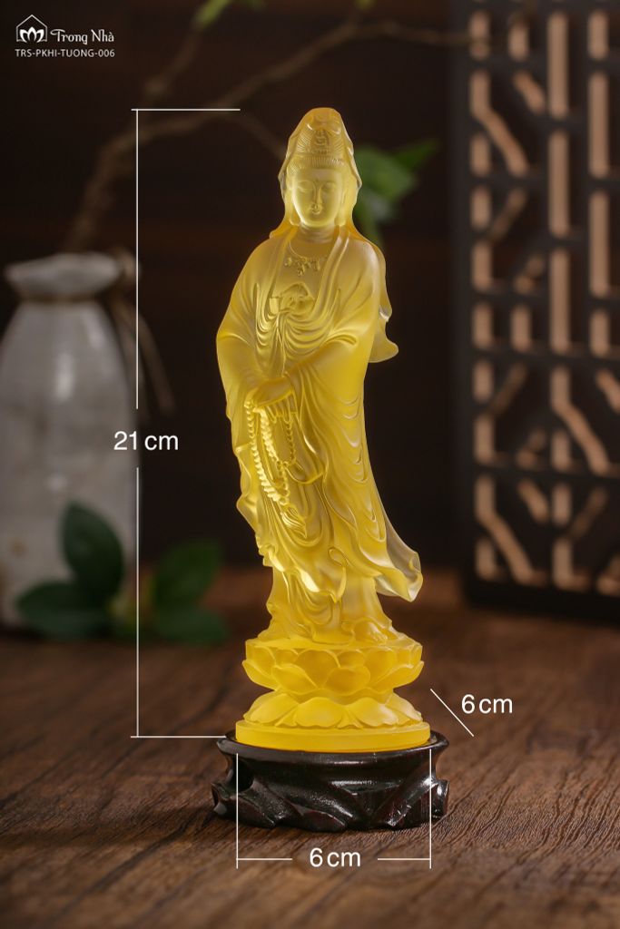 Tượng Quán Âm lưu ly ( PKHI TUONG 006 )