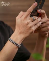 Vòng tay tết dây siêu biến chú Om Mani Padme Hum ( VHM 502 )