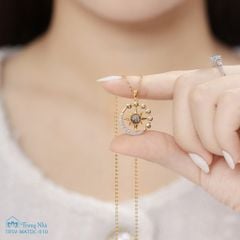 Mặt dây chuyền vàng Nhật Nguyệt phổ chiếu ( TRSV MATDC 010 )
