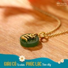Mặt dây chuyền vàng Vô Sự Bài Chủng tự Zam ( TRSV MATDC 042 )