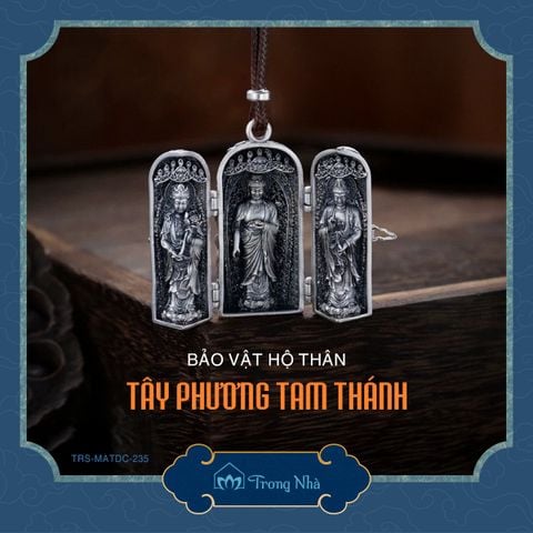 Mặt dây chuyền Tây Phương Tam Thánh ( MATDC 235 )