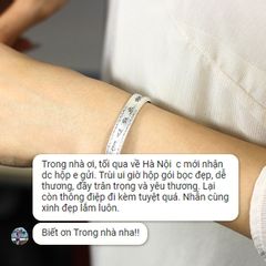Vòng bạc khắc chú Om Mani và kinh Bát Nhã (VONG 189)