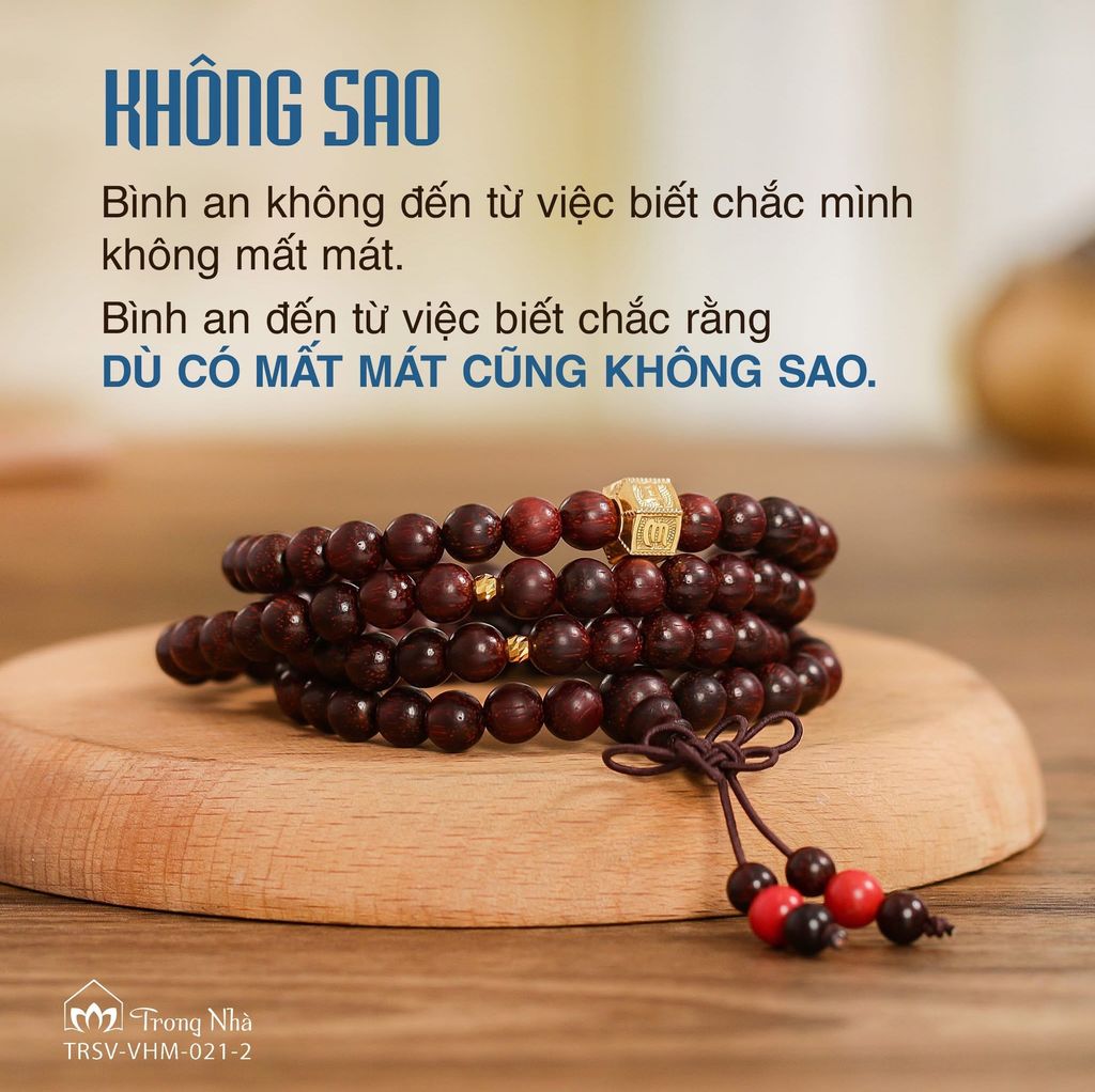 Vòng tay Vương Mộc Đại An - Tràng hạt tử đàn mix charm chủng tự Om / Om Mani
