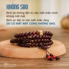 Vòng tay Vương Mộc Đại An - Tràng hạt tử đàn mix charm chủng tự Om / Om Mani