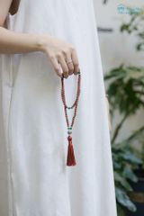 Tràng hạt bồ đề kim cang charm Om mani xoay