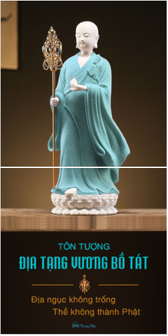 Tượng gốm Ngài Địa Tạng Vương Bồ Tát ( PKHI TUONG 005 )