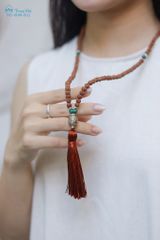 Tràng hạt bồ đề kim cang charm Om mani xoay