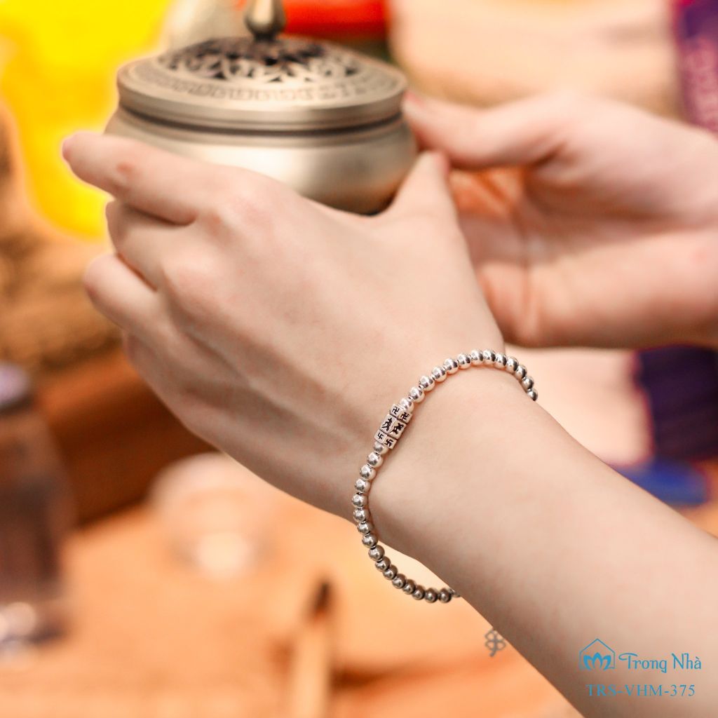 Lắc bi bạc charm các loại VHM 375 (size 14-15cm)