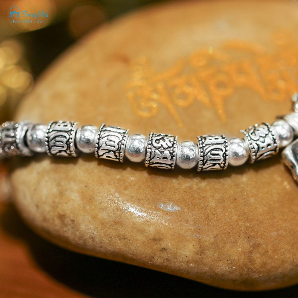 Lắc tay bạc handmade siêu biến chú - Vì bạn xứng đáng ( VHM 522-1)